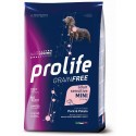 Prolife Sensitive GRAIN FREE Mini mit Schweinefleisch und Kartoffeln für Hunde