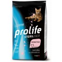 Prolife Sterilised Sensitive Maiale e Riso per Gatti