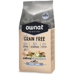 Ownat Just Grain Free Adult con cordero...