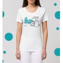 Camiseta de mujer 100% algodón Slim Fit 'Mannaggia A Li Pescetti