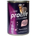 Prolife Sensitive GRAIN FREE con Maiale e Patate Umido per Cani