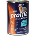 Prolife DUAL FRESH Adult Salmone e Merluzzo Cibo Umido per Cani