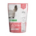 Nature's Protection Pouch Long Hair Pollo e Manzo Cibo Umido per Gatti