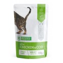 Nature's Protection Pouch Urinary Control Huhn und Kabeljau Nassfutter für Katzen