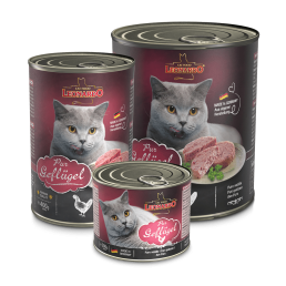 Leonardo Pure Poultry Meat Nassfutter für...