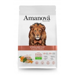 Amanova Sterilised Exquisite Cat mit Huhn...