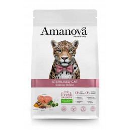 Amanova Gato Esterilizado con Salmón para...