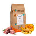 Amusi Maiale Fresco Patate e Zucca Grain Free per Cani di Piccola Taglia