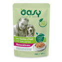 Oasy Straccetti en salsa para perros senior