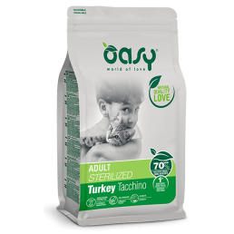 Oasy Adult Sterilized al Tacchino per Gatti