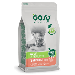 Oasy Adult saumon stérilisé pour chats