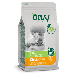 Oasy Adult Sterilized al Pollo per Gatti