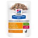 Hill's Prescription Diet c/d Urinary Stress + Metabolic Comida húmeda para gatos