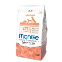 Monge All Breeds Puppy Junior con salmón y arroz para cachorros