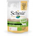 Schesir Cat BIO Organic con Pollo Cibo Umido per Gatti