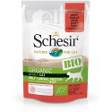 Schesir Cat BIO Organic con carne de vacuno Comida húmeda para gatos