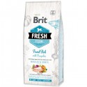 Brit Fresh Adult Large Fisch mit Kürbis für Hunde