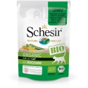 Schesir Cat BIO Pollo y cerdo con calabacín para gatos